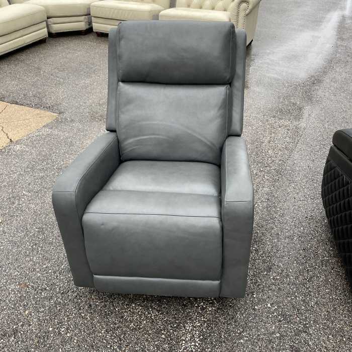 Pulaski leather 2025 power glider recliner