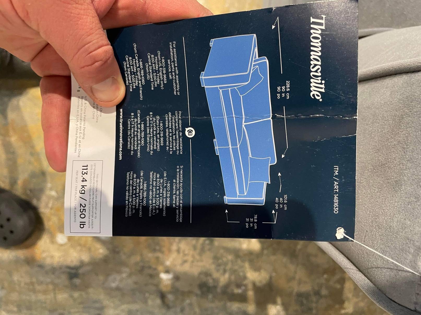 Thomasville Shayna 2piece Fabric Sofa