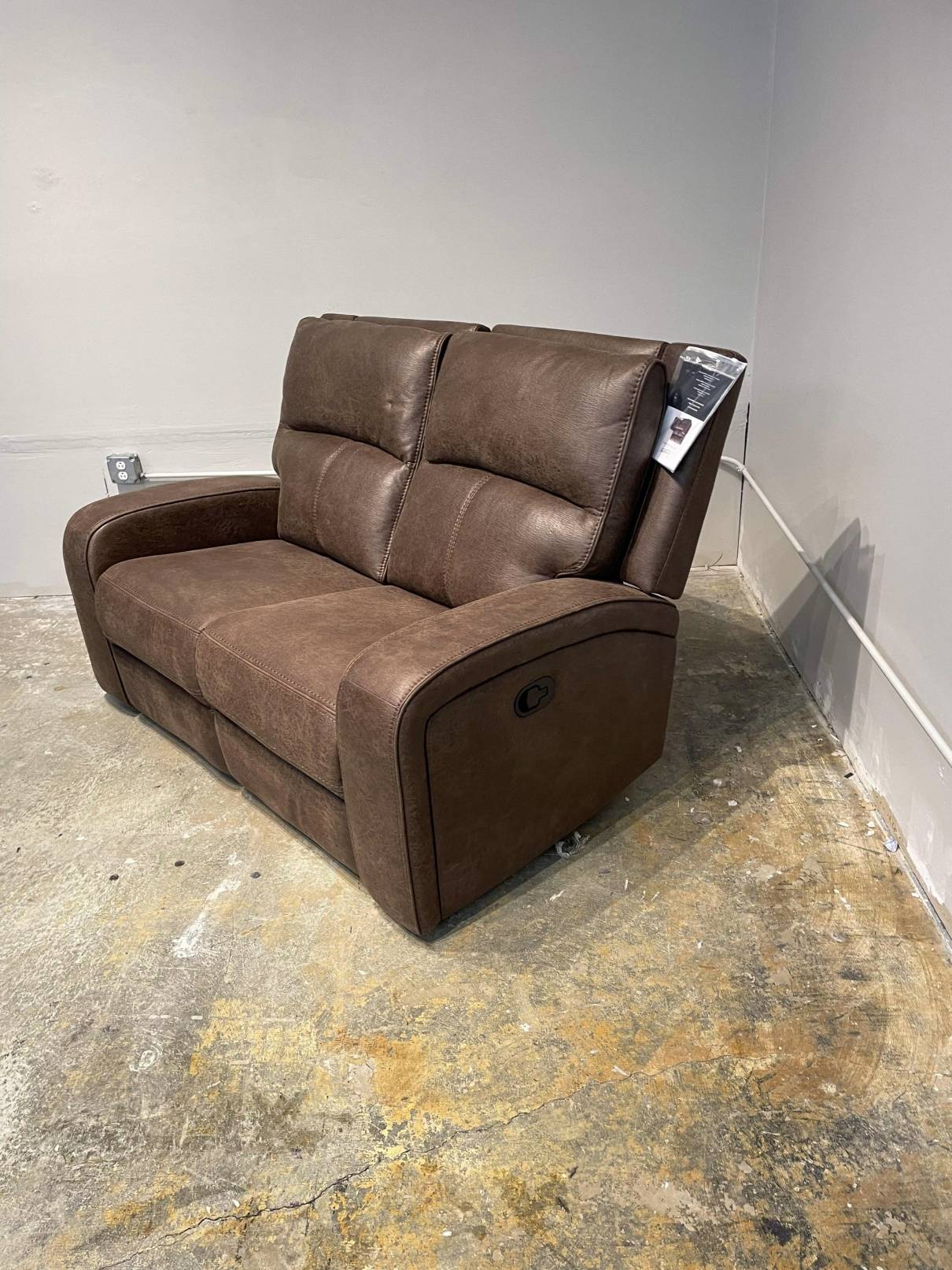 Bryce Fabric Manual Reclining Loveseat