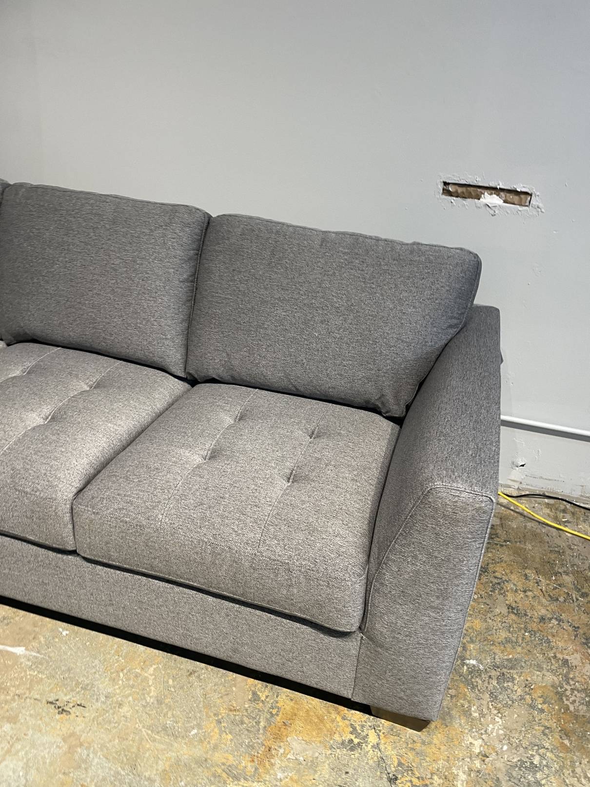 Thomasville Yvette Fabric Sectional with Storage Ottoman