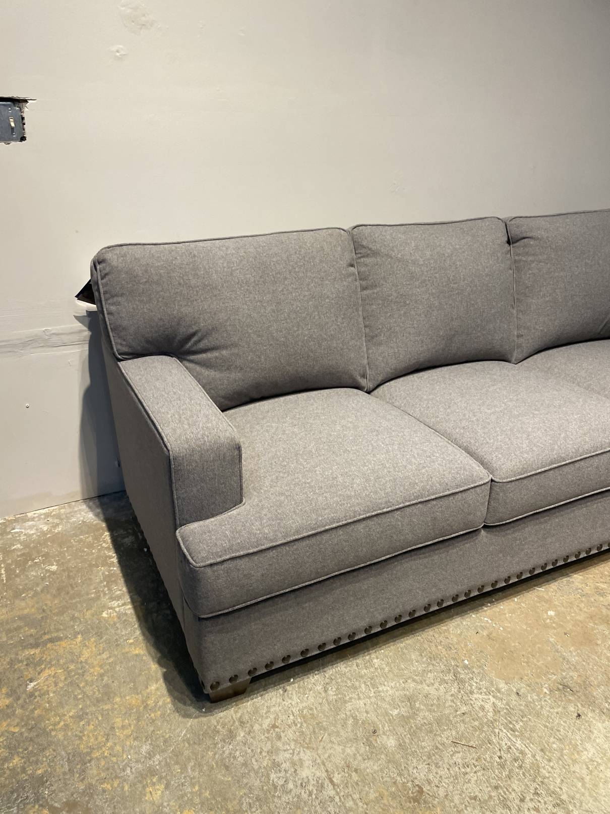 Thomasville Emilee Fabric Sectional with Storage Ottoman