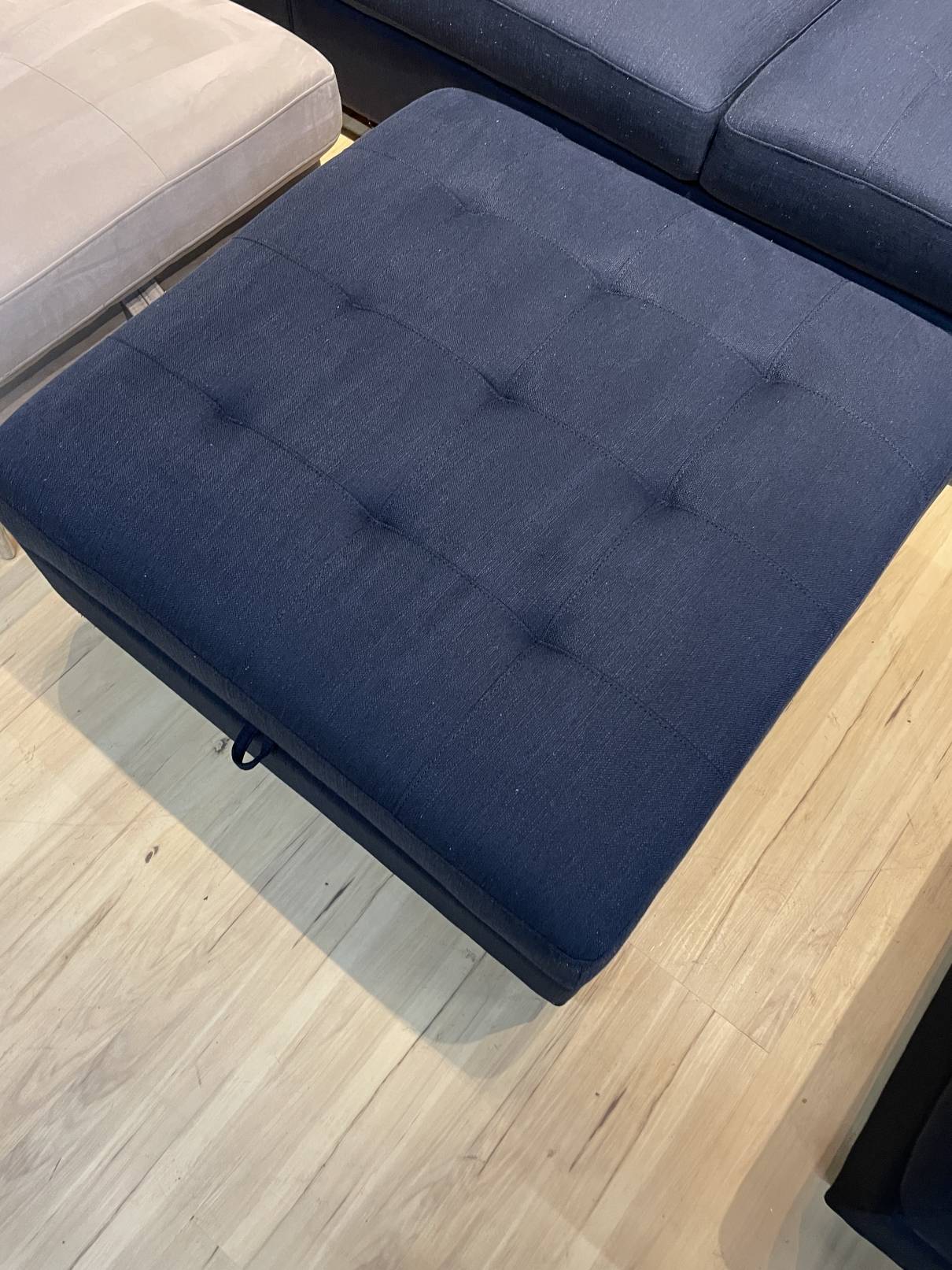Thomasville Miles Fabric Sectional with Storage Ottoman