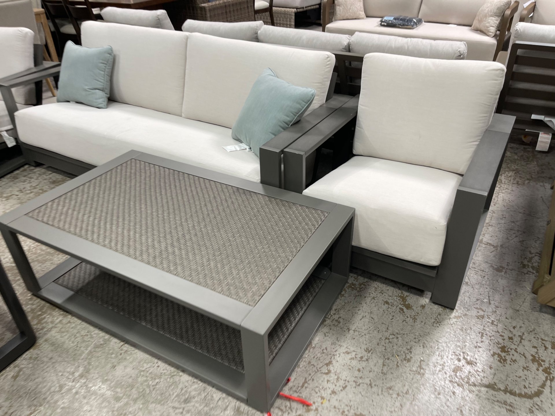 Veranda Classics Milan 4-piece Deep Outdoor Patio Seating Set - Photo 2