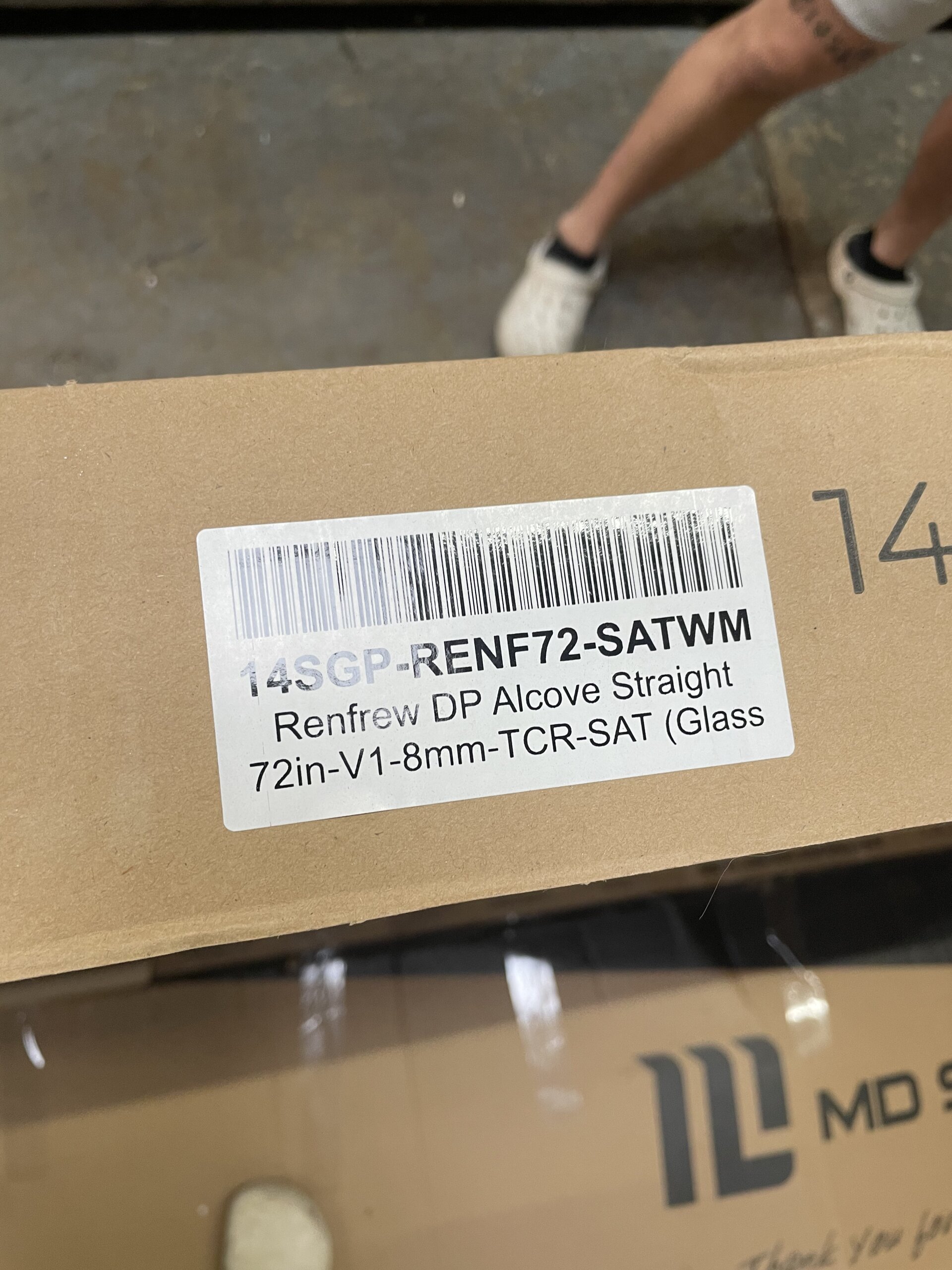 Renfrew 72" Frameless Soft-close Sliding Shower Door - Photo 7