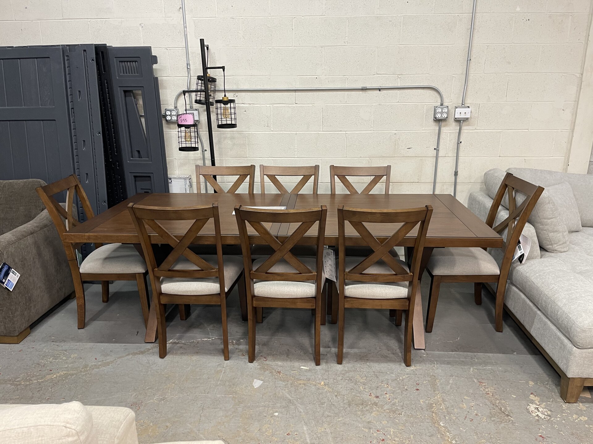 Lathan Dining Table and 8 Chairs (9-piece Set) - Photo 2