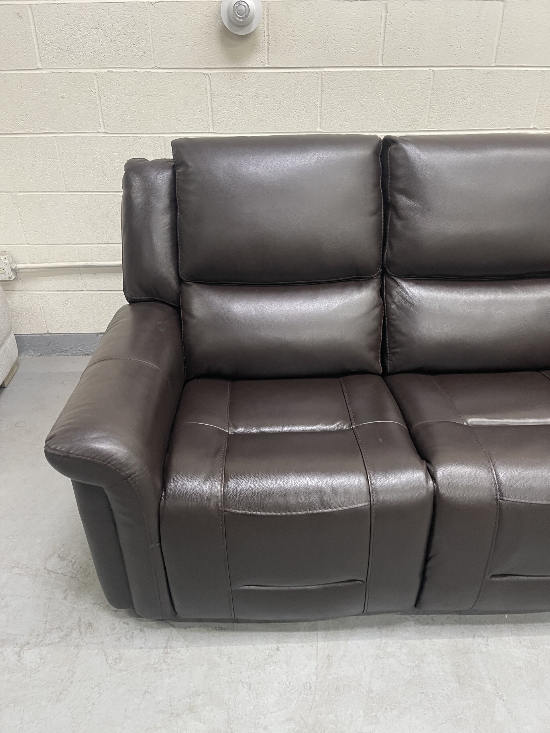 Alba Leather Power Reclining Sofa with Power Headrests - Photo 3