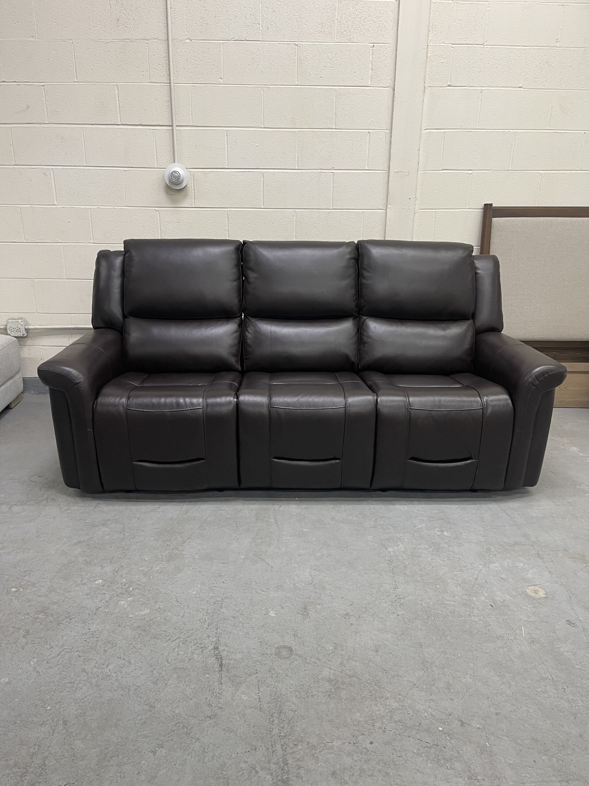 Alba Leather Power Reclining Sofa with Power Headrests - Photo 2