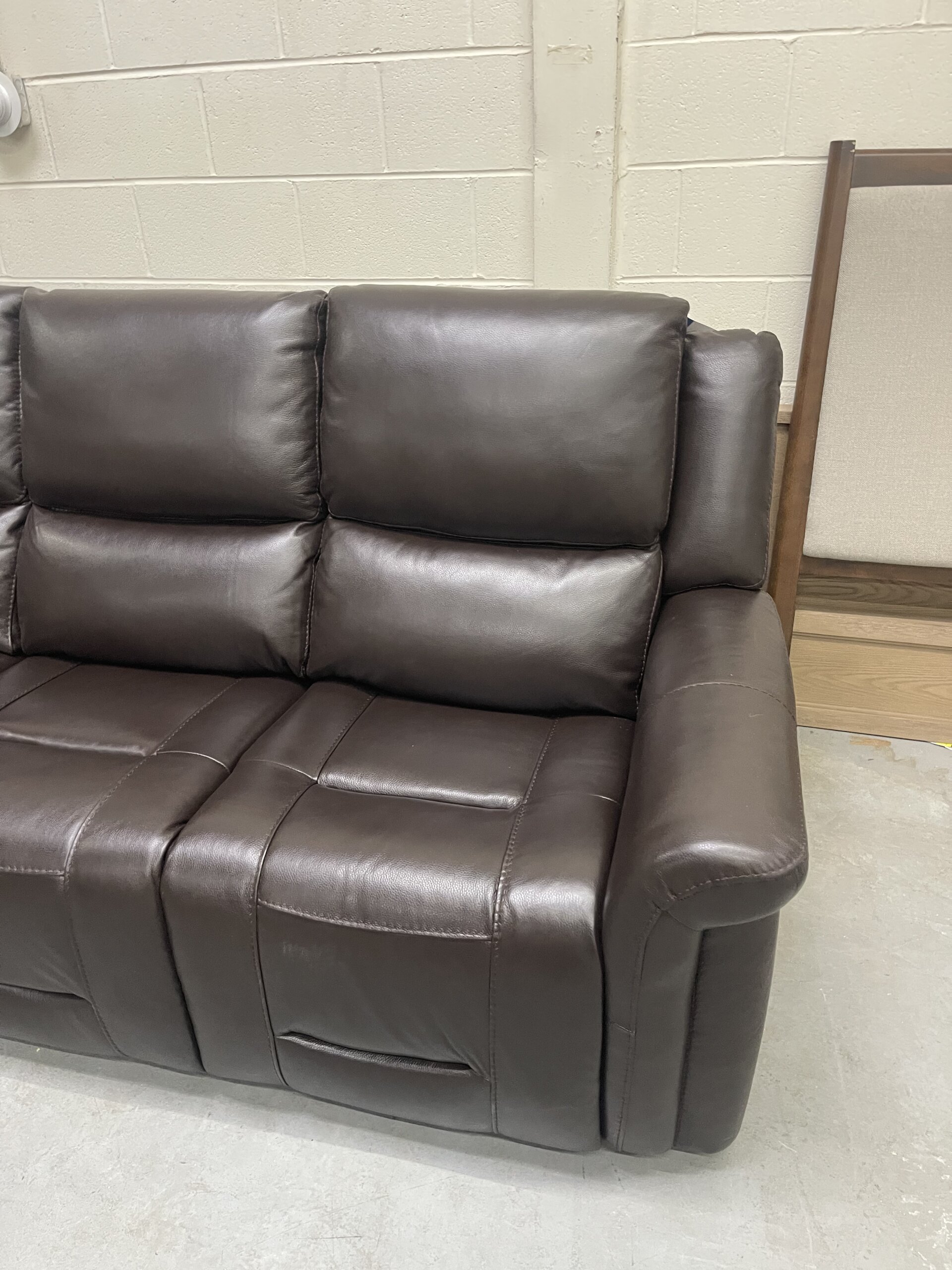 Alba Leather Power Reclining Sofa with Power Headrests - Photo 5