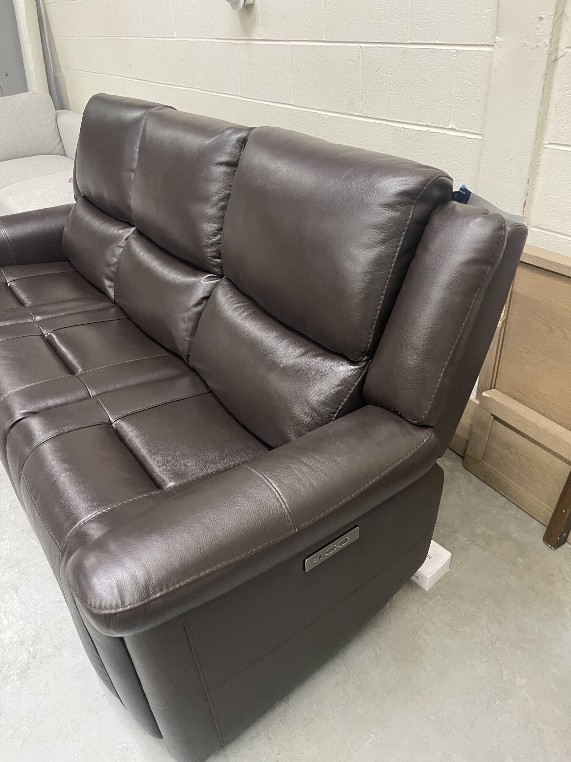 Alba Leather Power Reclining Sofa with Power Headrests - Photo 6