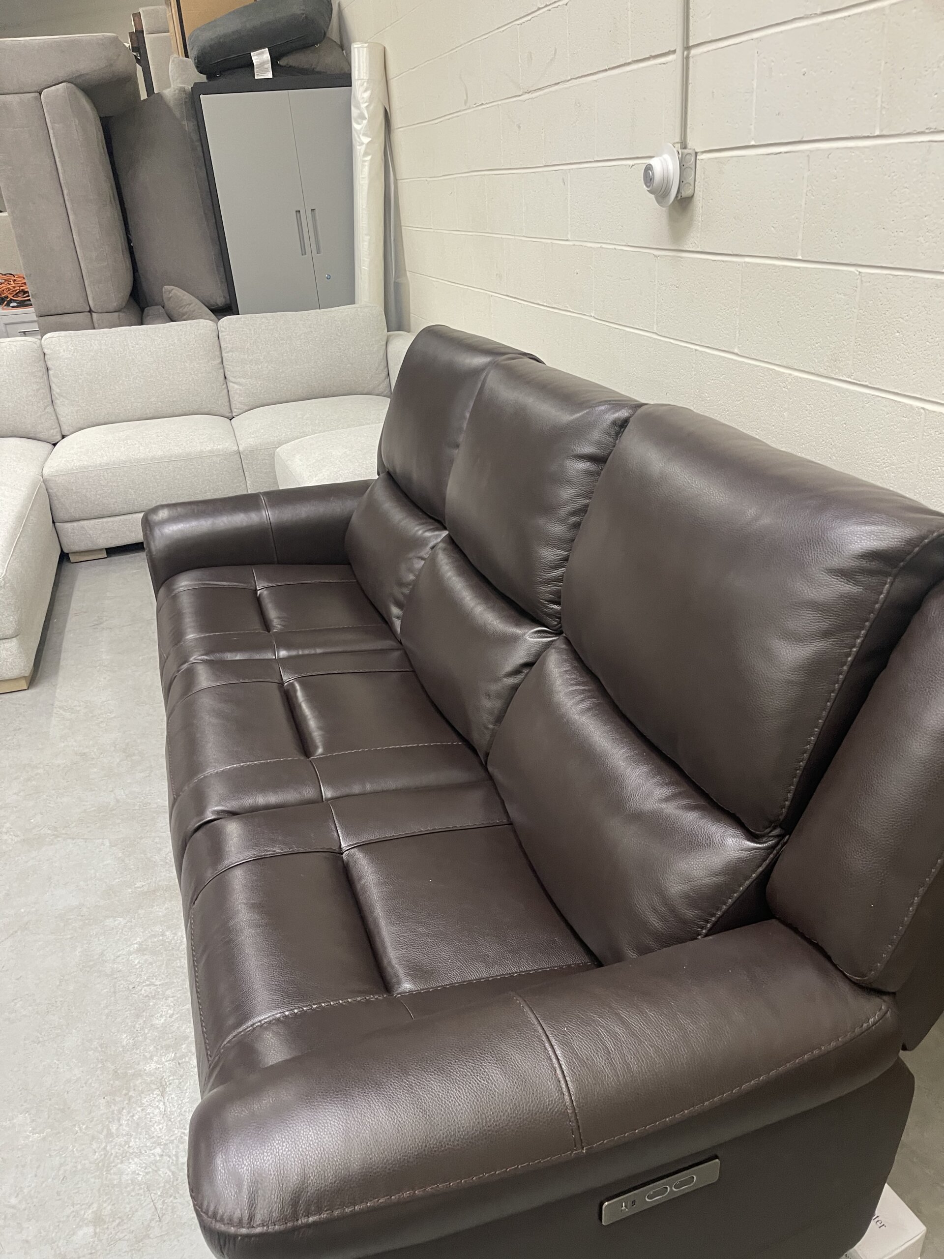 Alba Leather Power Reclining Sofa with Power Headrests - Photo 7