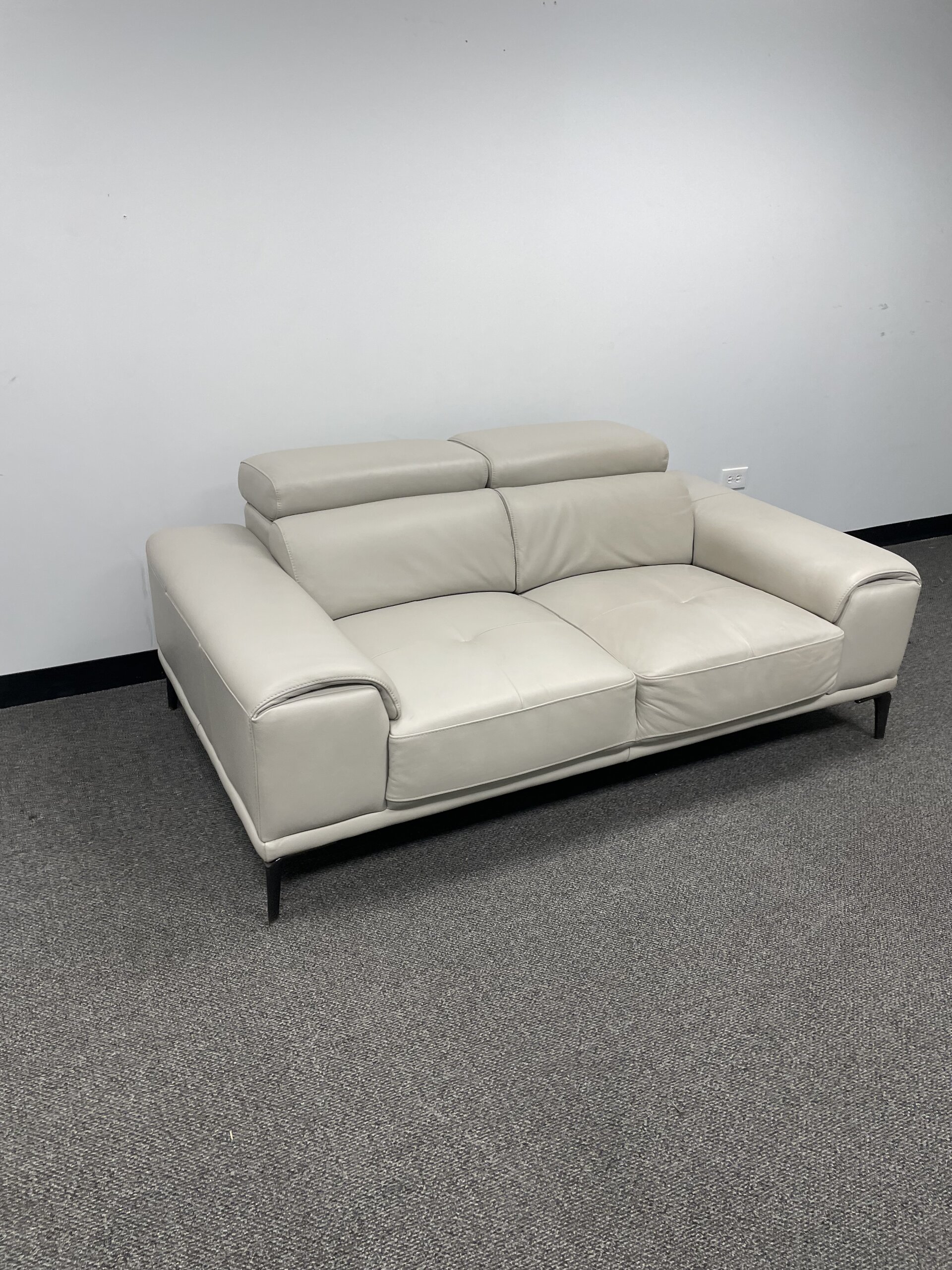 Kimora Top Grain Leather Sofa and Loveseat Set - Photo 2