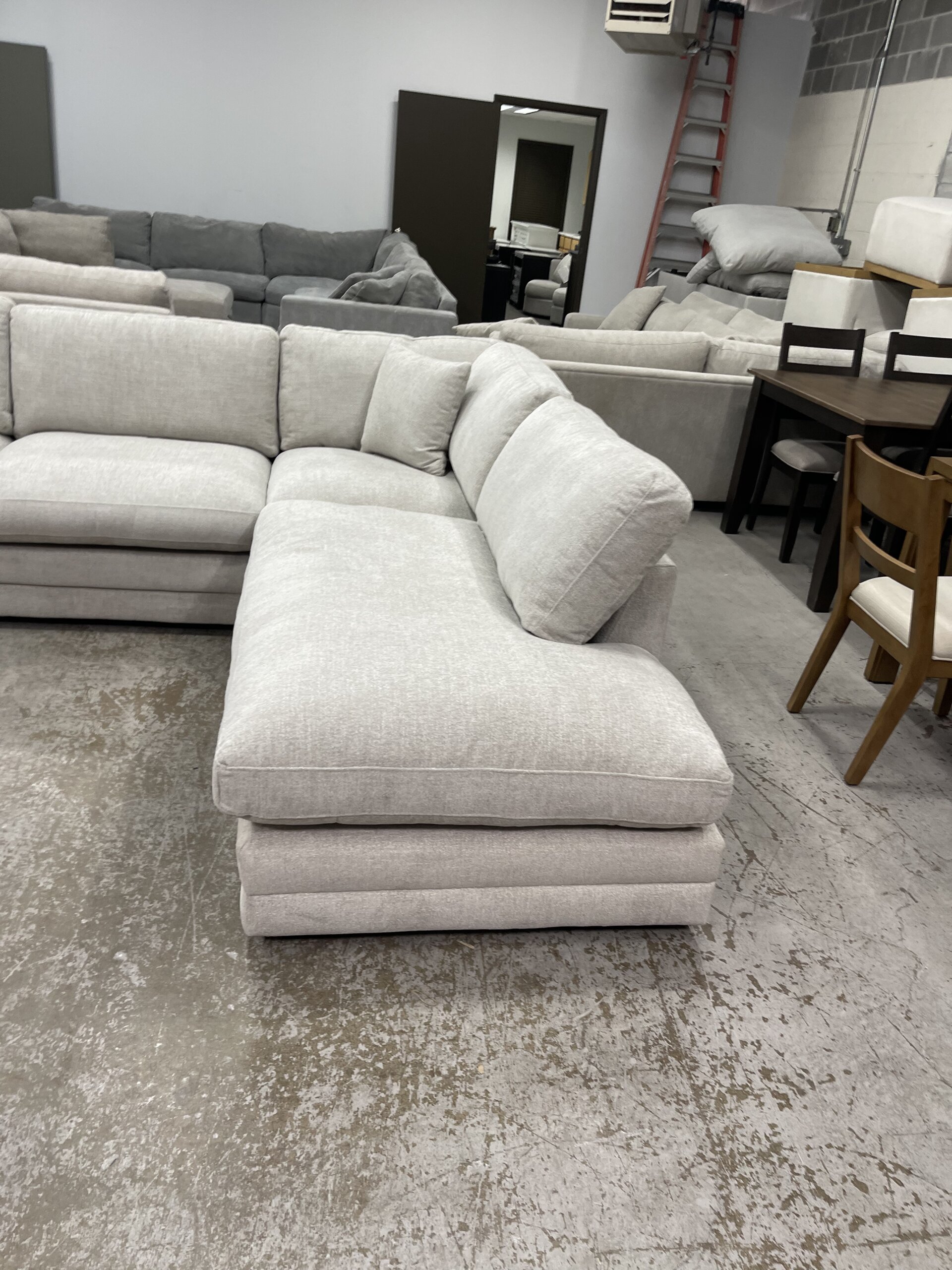 Derry Fabric Sectional - Photo 2