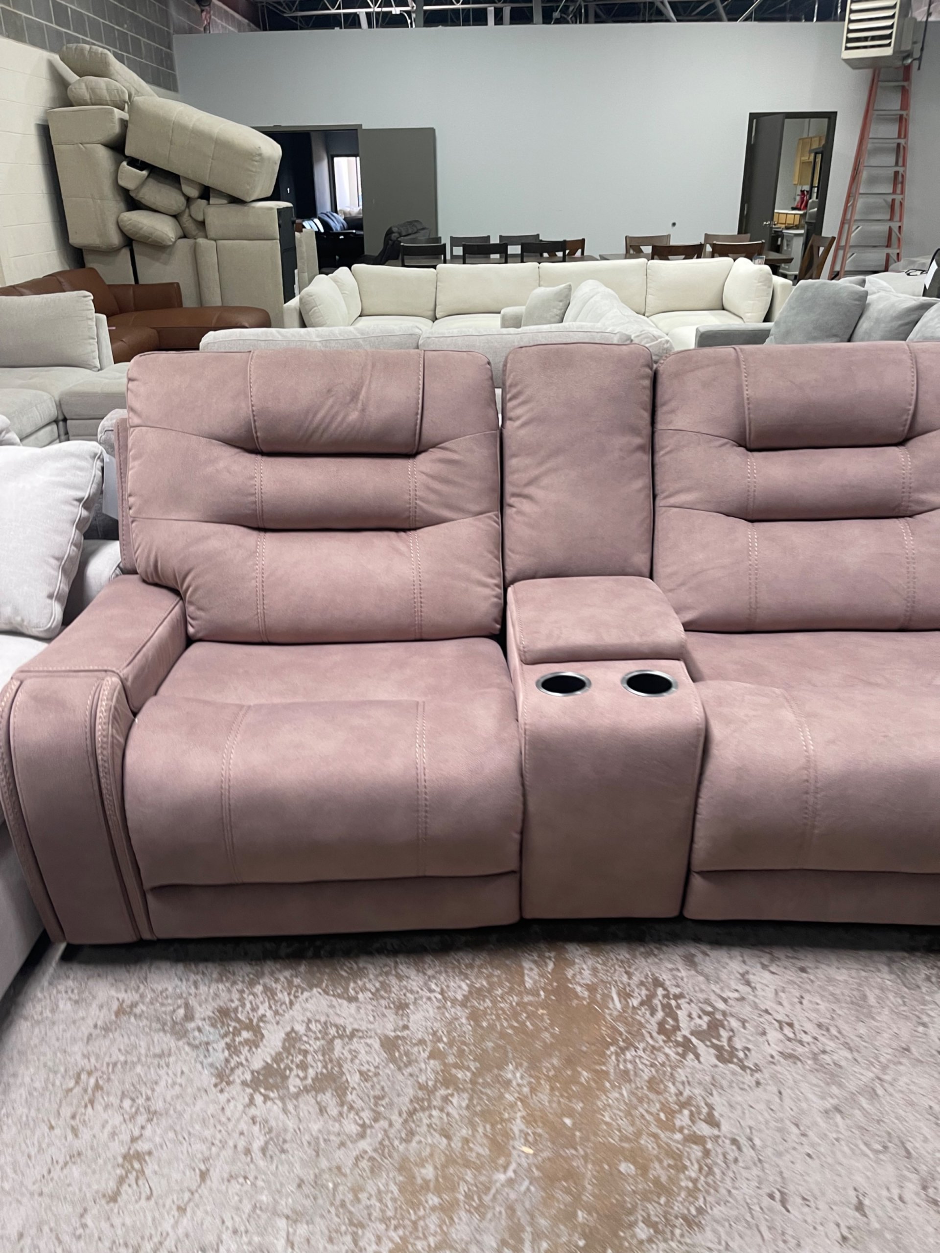 Barcalounger Carmelo Fabric Power Reclining Sectional with Power Headrests - Photo 6