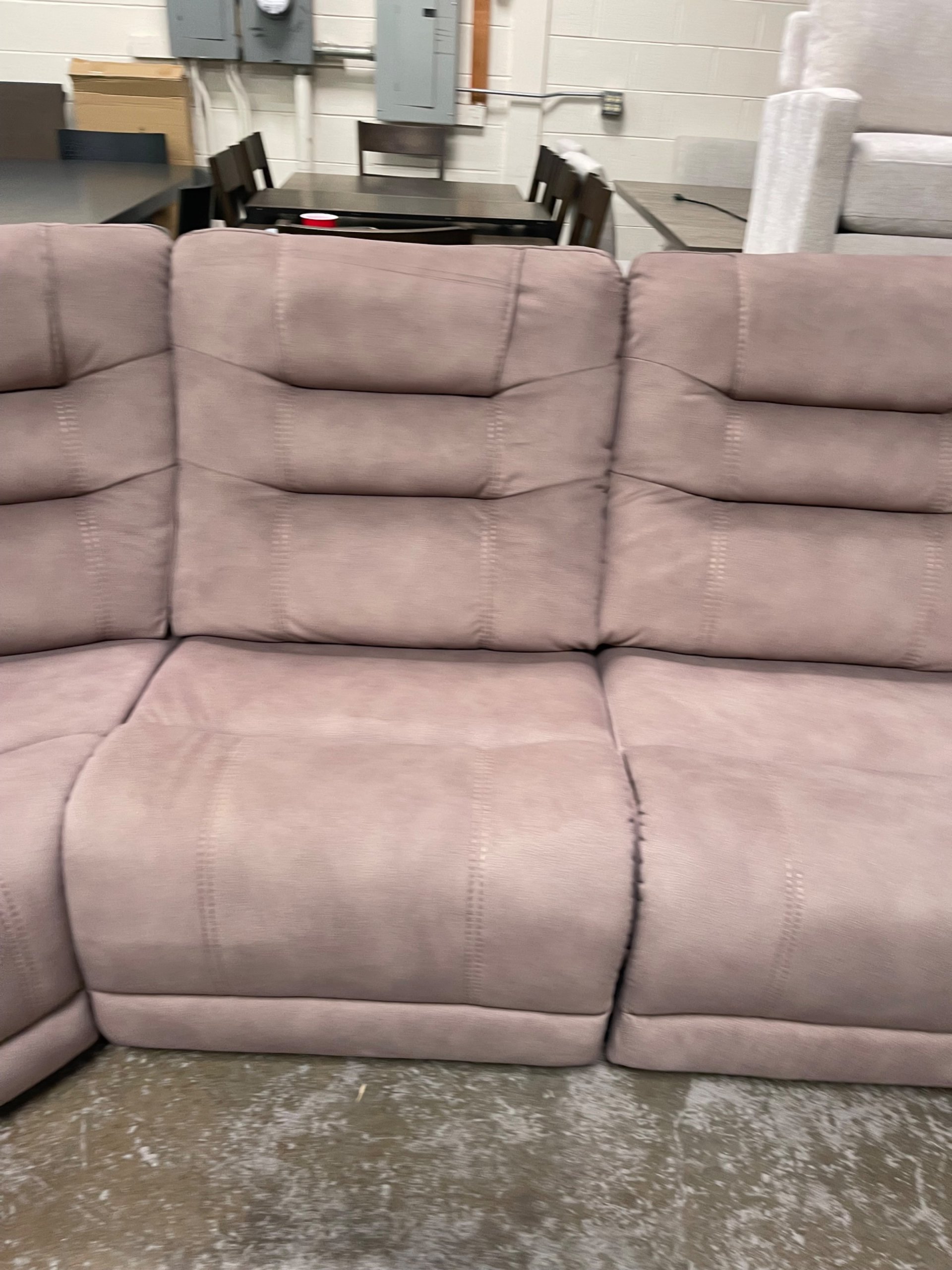 Barcalounger Carmelo Fabric Power Reclining Sectional with Power Headrests - Photo 11
