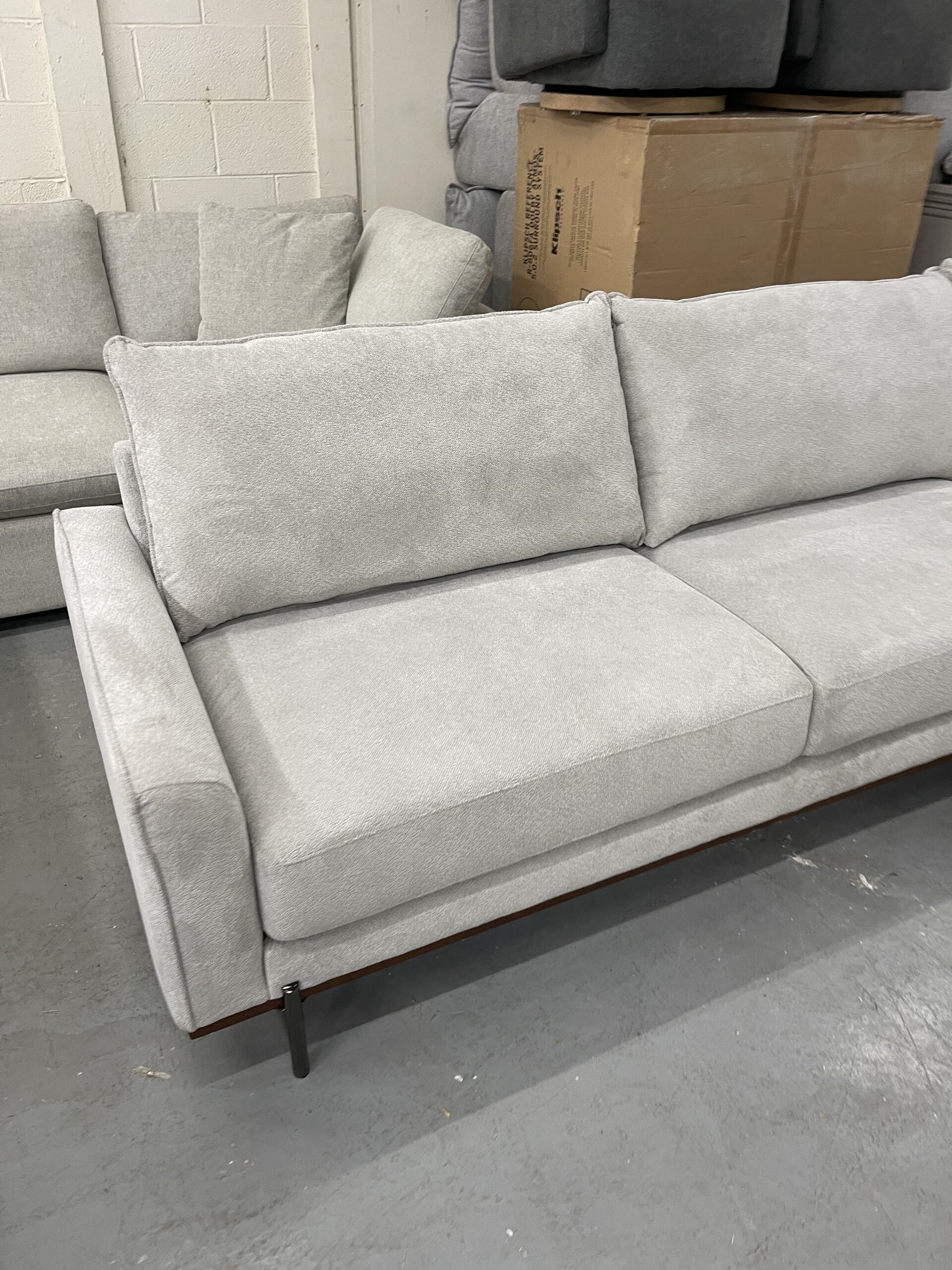 Myla 2-piece Fabric Sofa Chaise - Photo 7