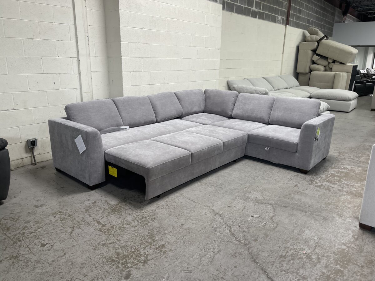Thomasville Caler Convertible Sleeper Sectional With Storage - Image 9