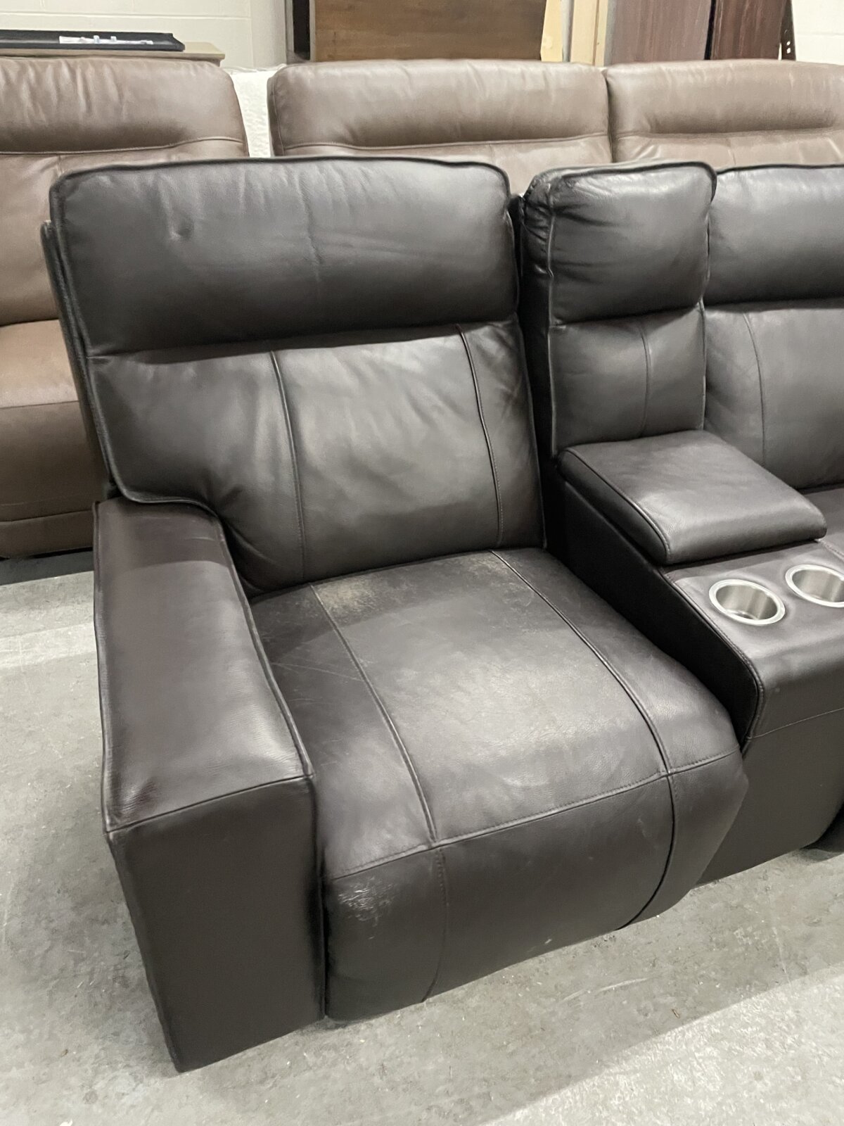 Kellan 3 Piece Leather Power Reclining Set - Image 3