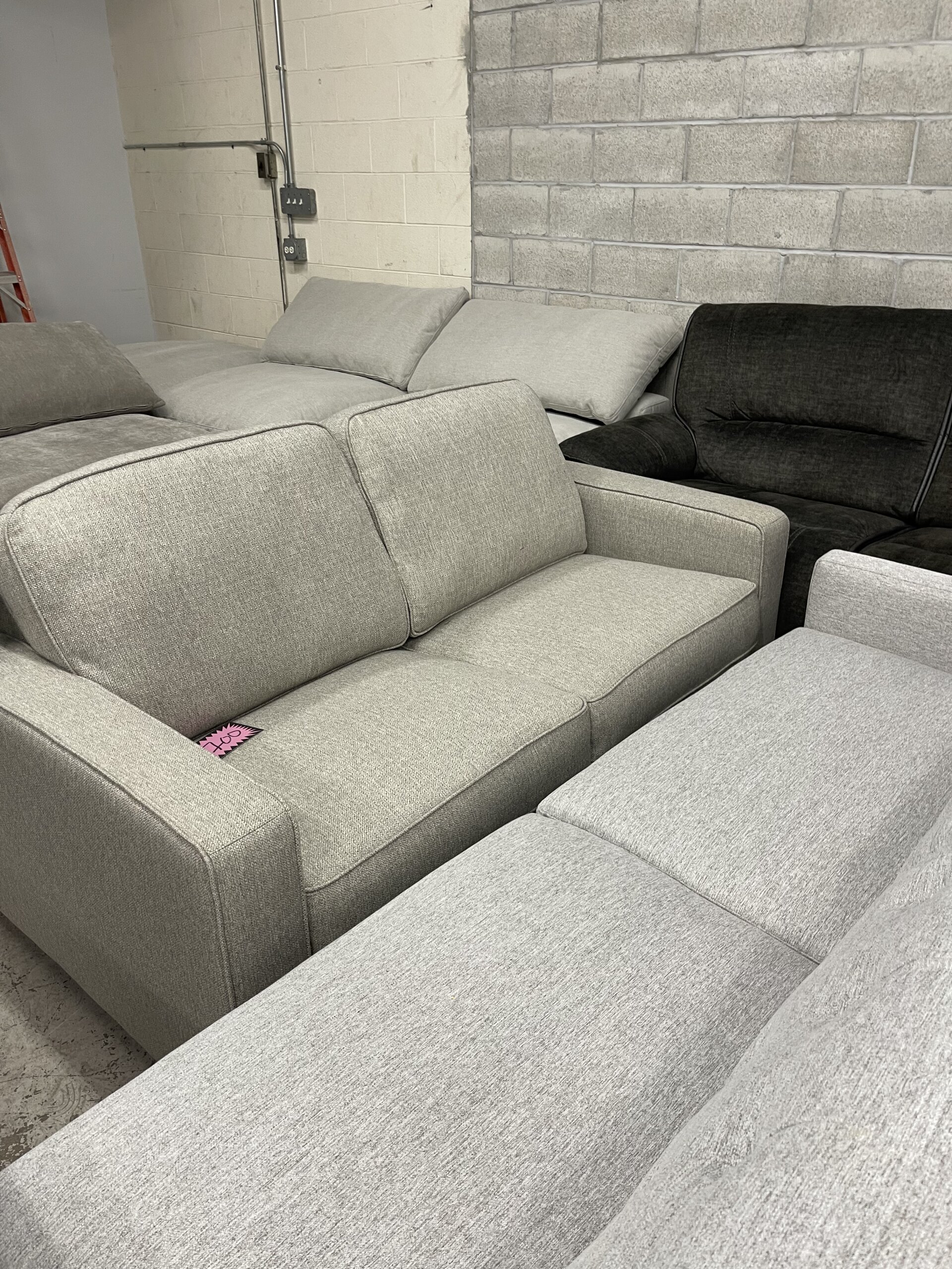 Rosie Fabric Sleeper Sofa with Memory Foam Mattress