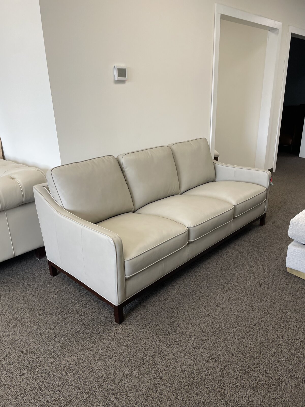 Concise Leather Sofa