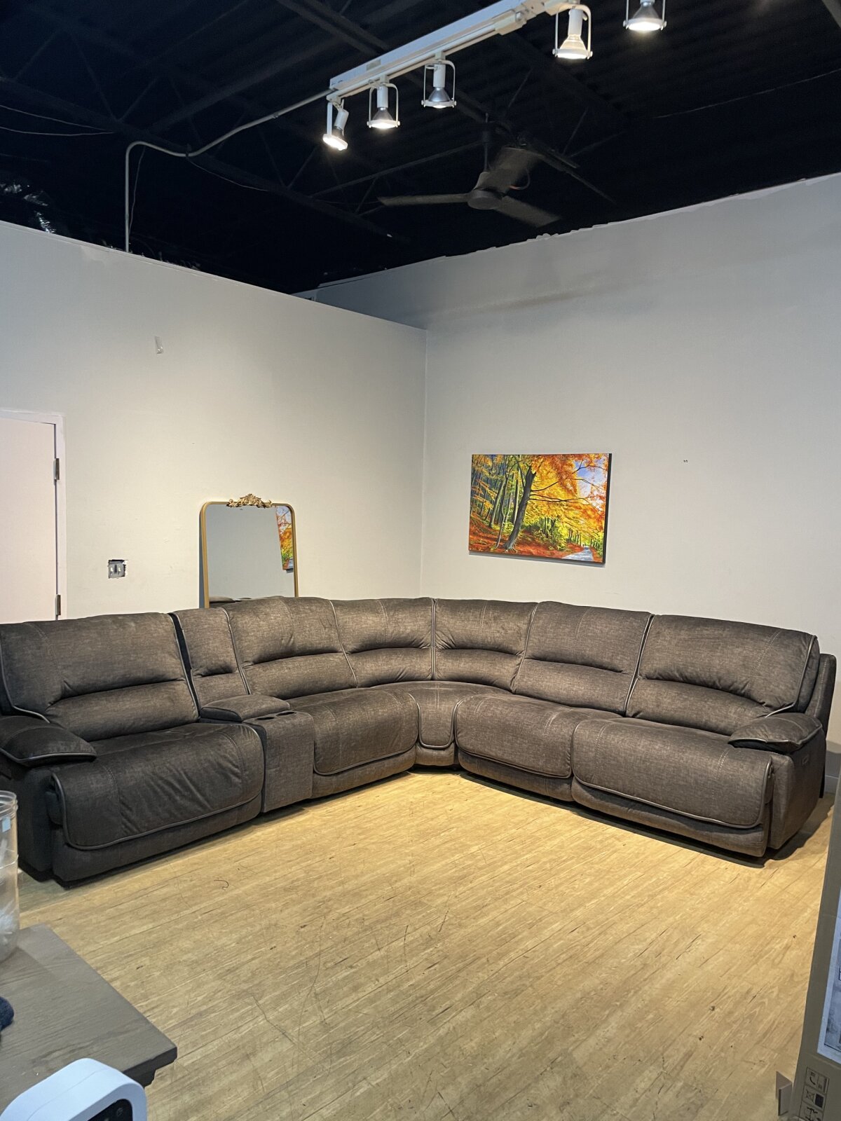 Redding 6-piece Fabric Power Reclining Sectional with Power Headrest