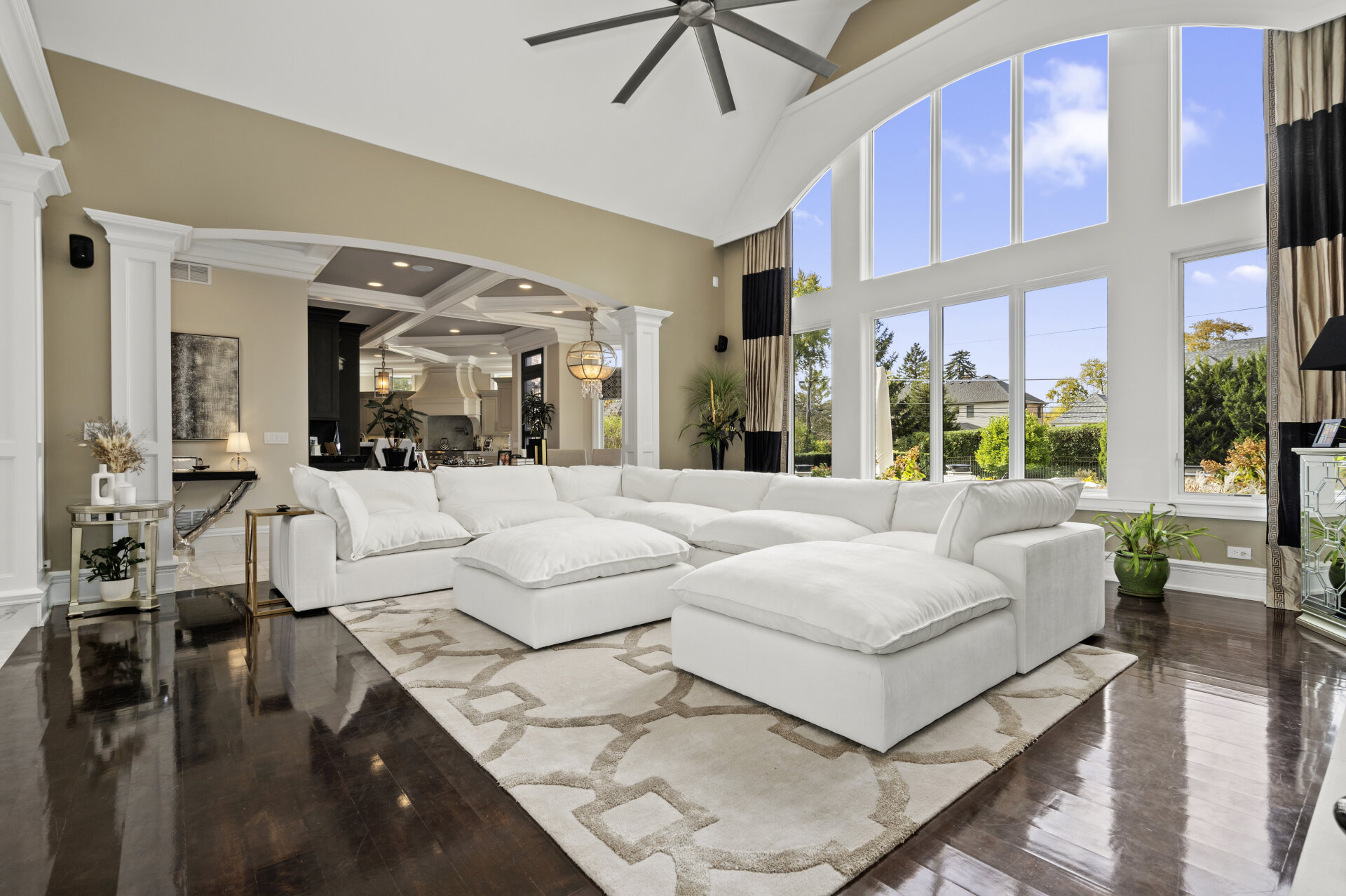 White Modular Cloud Couch Sectional 8 Pieces including Ottoman (Cat-5 Fabric) - Photo 6