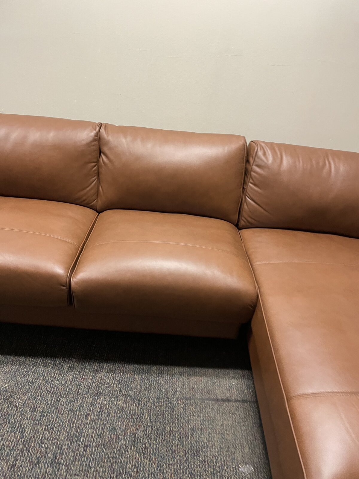 Antilles 2 Piece Leather Sectional - Image 3