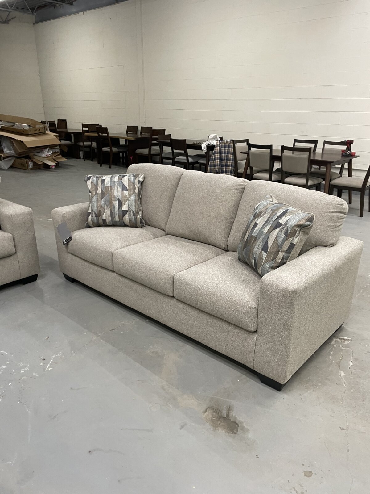 Two Ashley Deltona Sofa Couch Set - Image 3