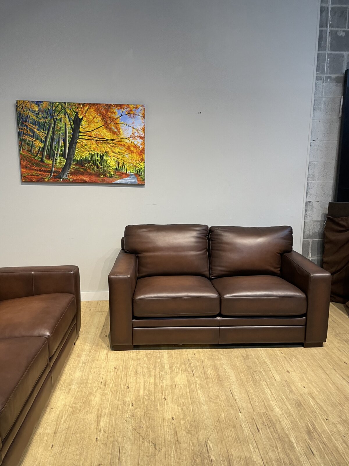 Luca 2 Piece Top Grain Leather Set Sofa And Chair - Image 4