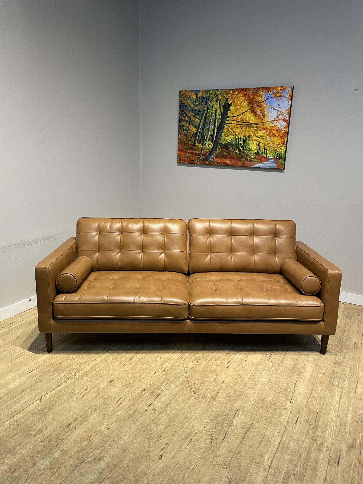 Harstine Leather Sofa