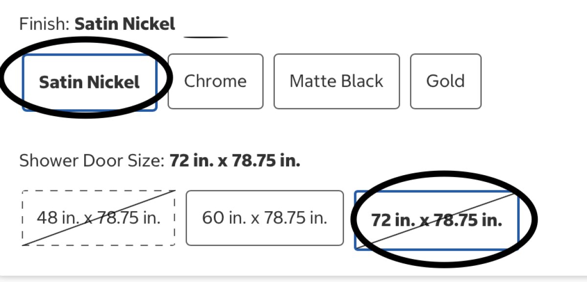 Renfrew 72 Frameless Soft Close Sliding Shower Door - Image 6