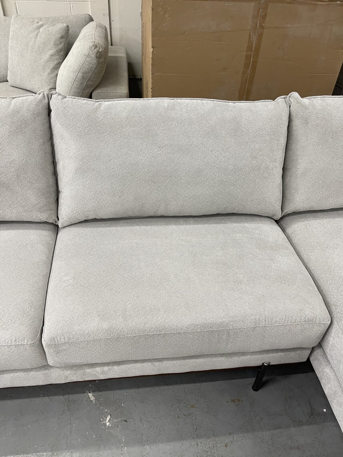 Myla 2 Piece Fabric Sofa Chaise - Image 9