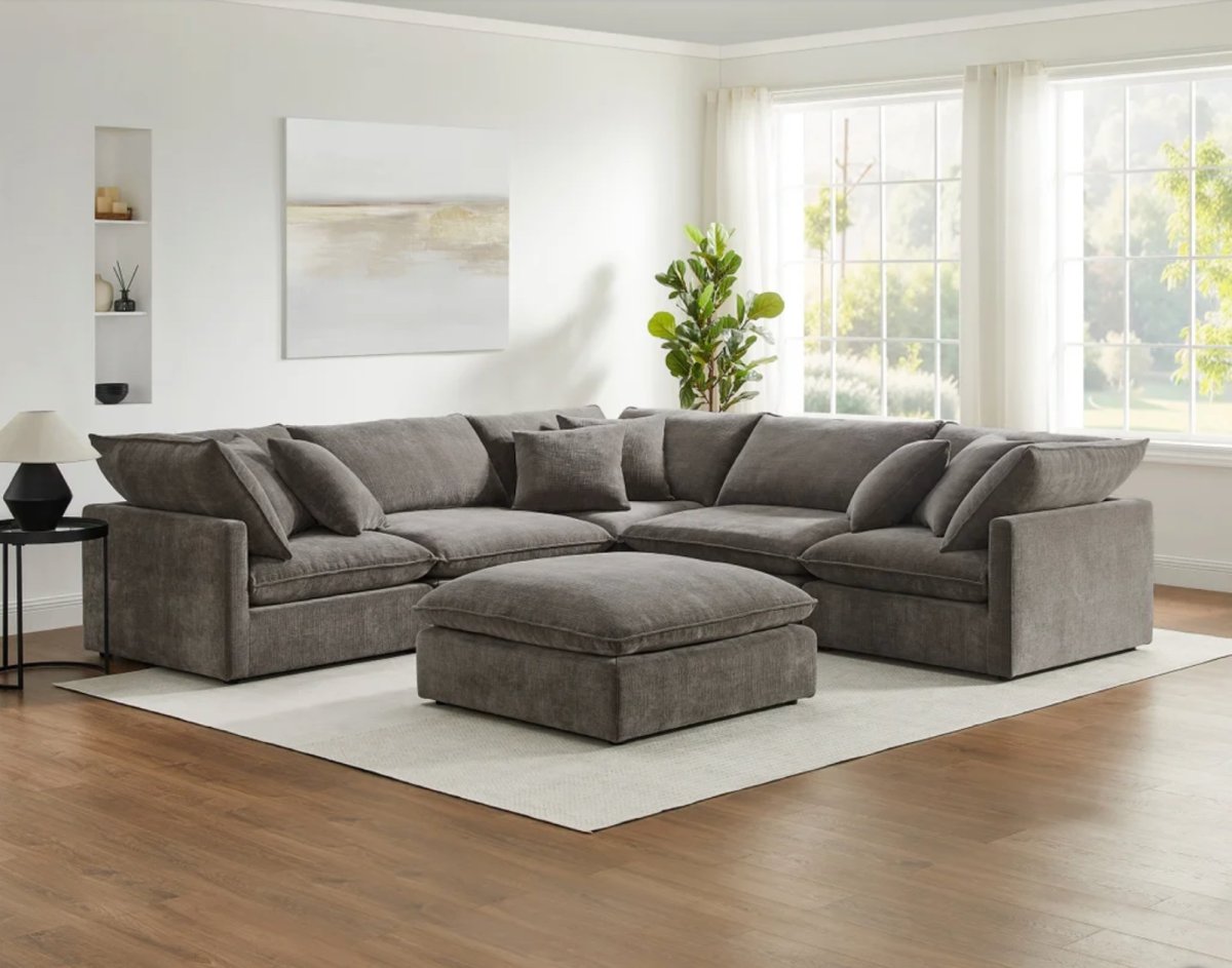 Mira 6-piece Fabric Modular Sectional